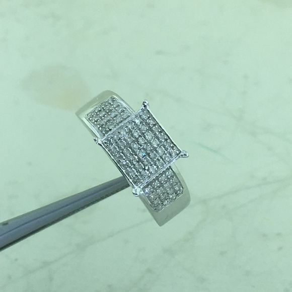 2.0 CT Diamond Engagement Bridal 10 White Gold Set - Picture 3 of 8